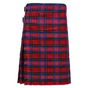 Tartan Kilt MacPherson 8 Yards Scottish Men’s Highland Dress